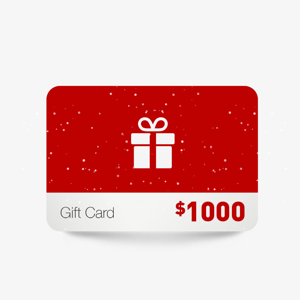 $1000 Gift Card Value