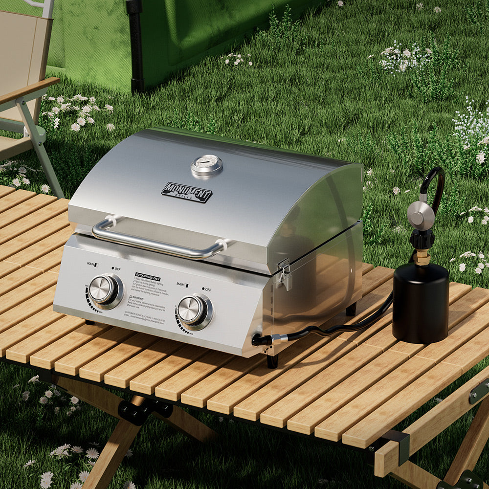 13742 | Stainless Tabletop Gas Grill