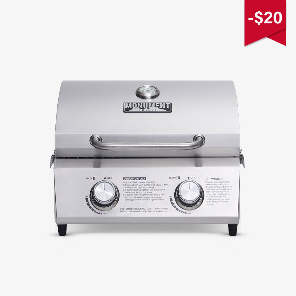 13742 | Stainless Tabletop Gas Grill