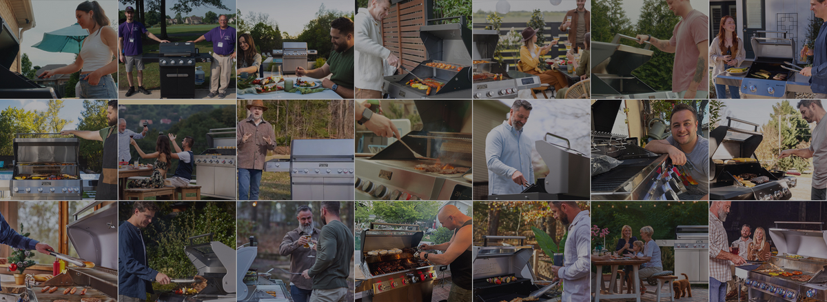 Monument Grillers cooking and gathering outdoors