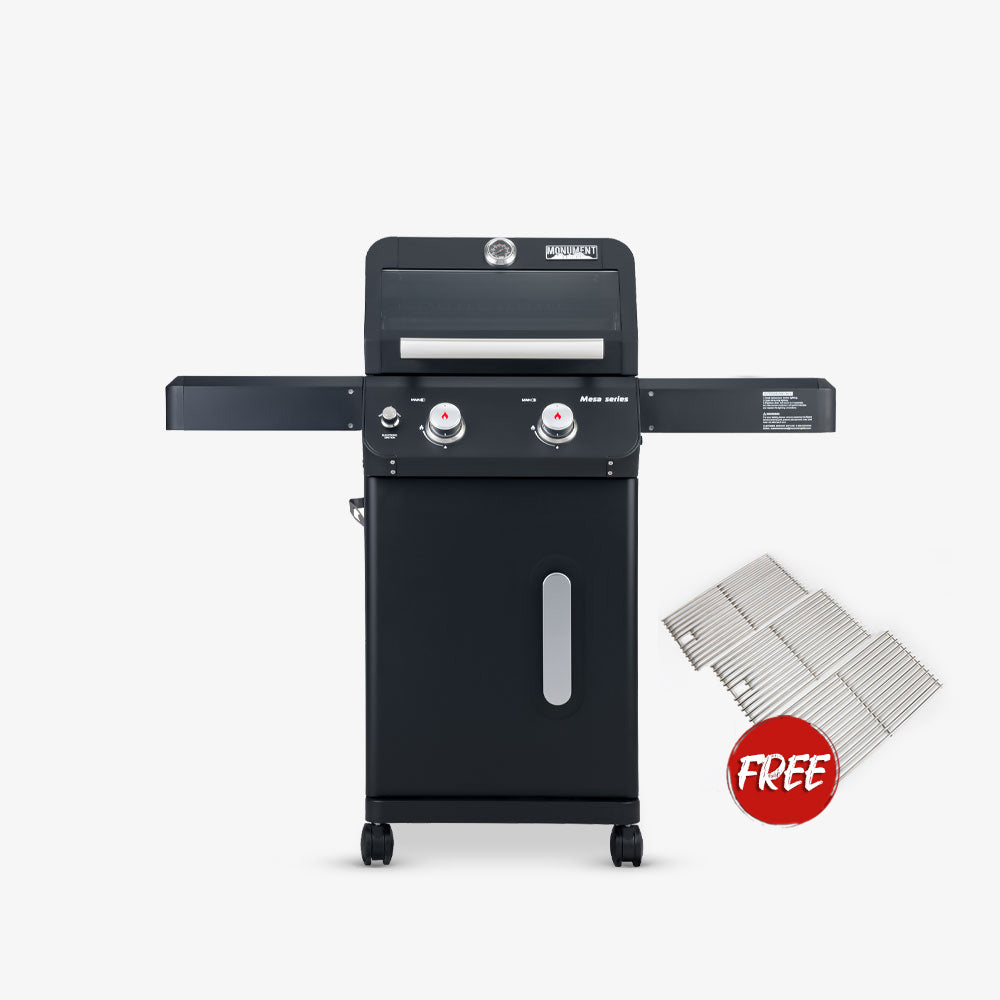Mesa 220 | Black Gas Grill, 2-Burner Liquid Propane Gas