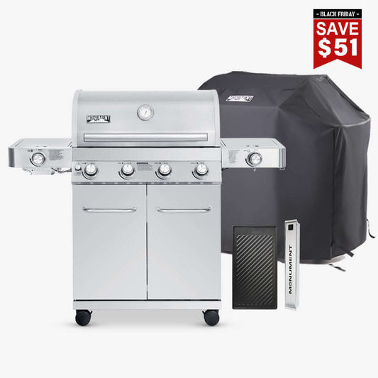 24367 | Stainless Infrared Gas Grill Combo