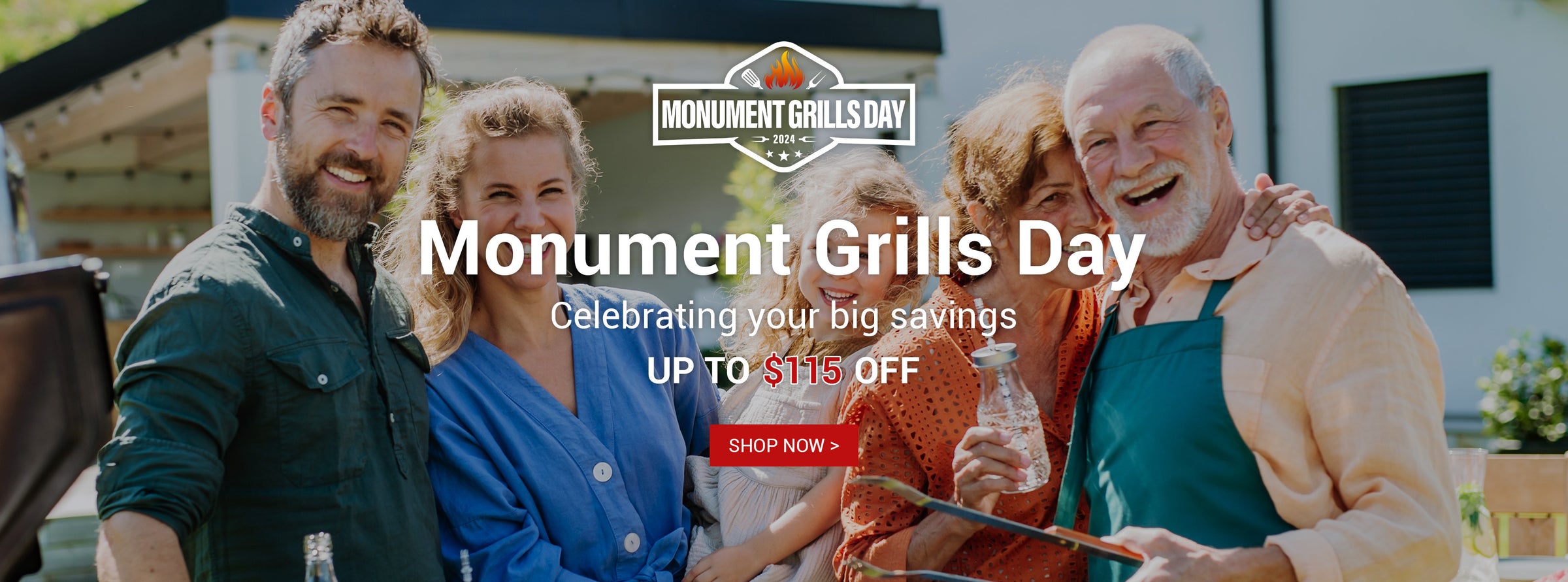 2024 Monument Grills Day, Celebrating your savings upto $115 off