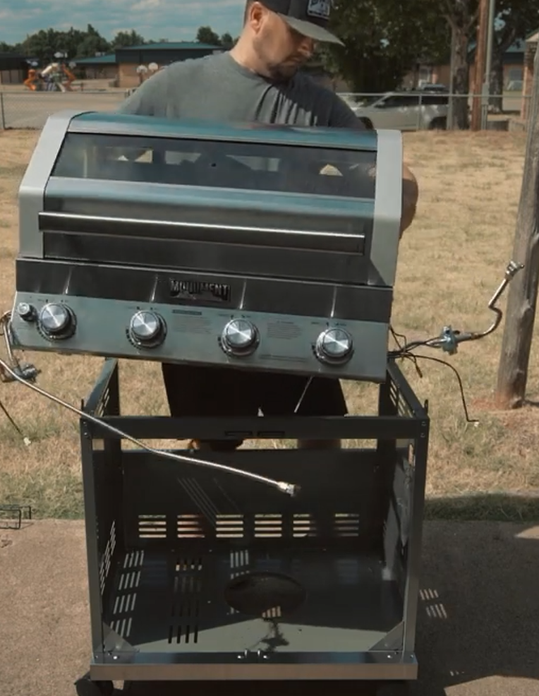 35633 Colorful Infrared Stainless Gas Grill – Monument Grills