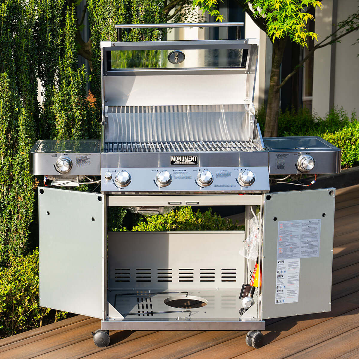 35633 | Stainless Infrared Propane Gas Grill | Monument Grills