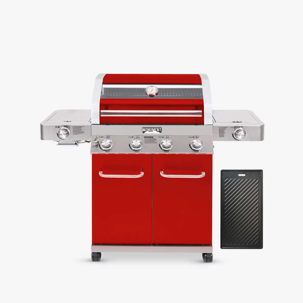 35633 Red Infrared Gas Grill Monument Grills