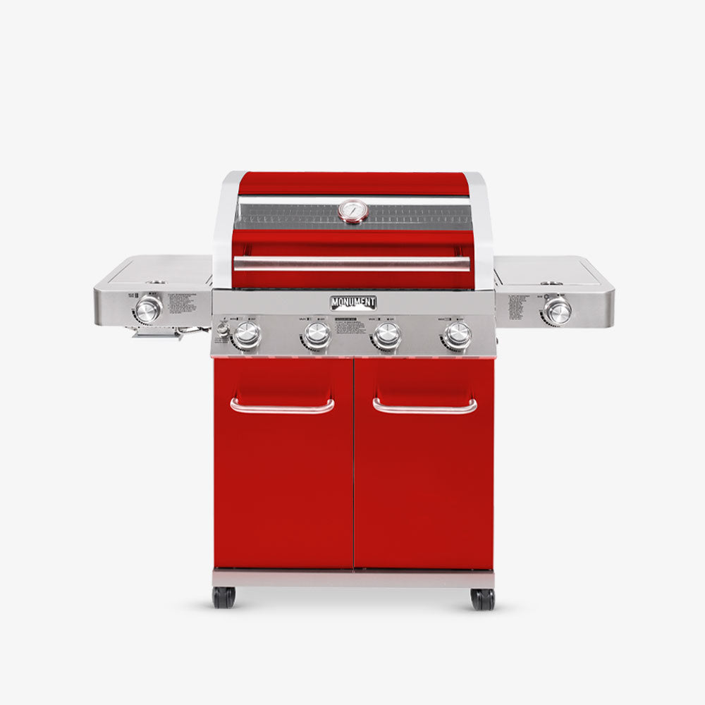 4 Burners  Liquid Propane Gas Grilling Technology