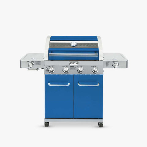 35633B | Matte Blue Infrared Propane Gas Grill - Monument Grills35633 Blue