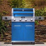 35633B | Matte Blue Infrared Propane Gas Grill - Monument Grills35633 Blue