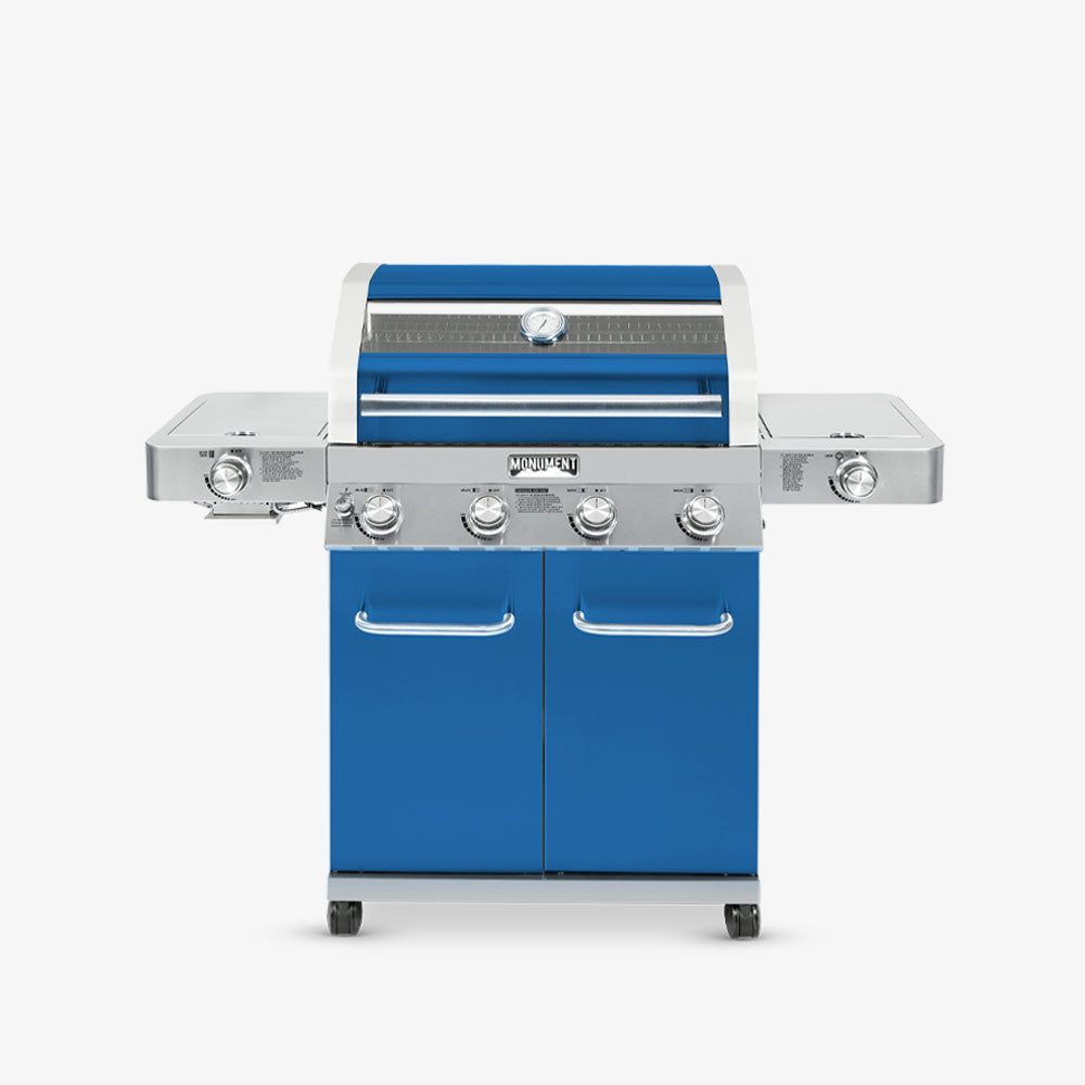 35633 Blue 4 Burners Gas Grill Technology