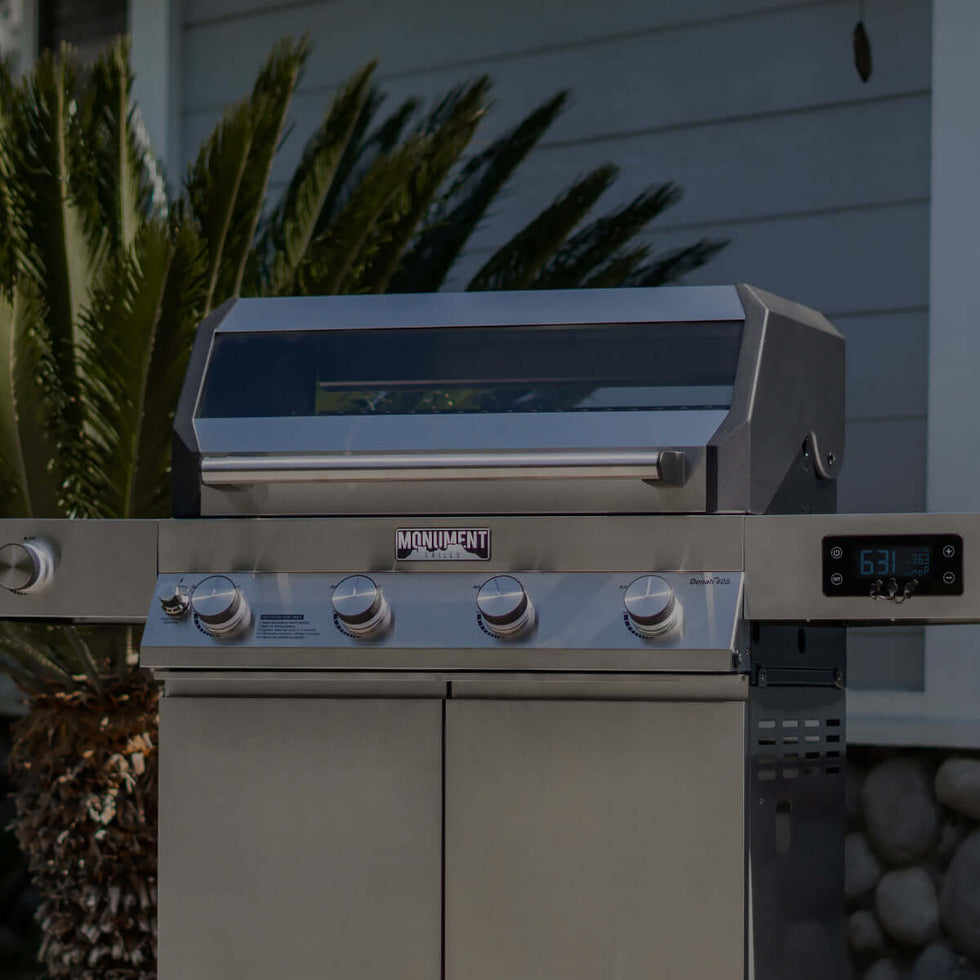 stainless steel bbq grill