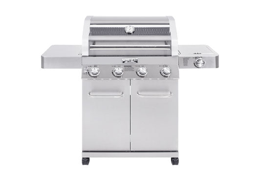 Burner Grills Propane in Monument Stainless Gas Grill LED Controls, 6 Side with – Burner