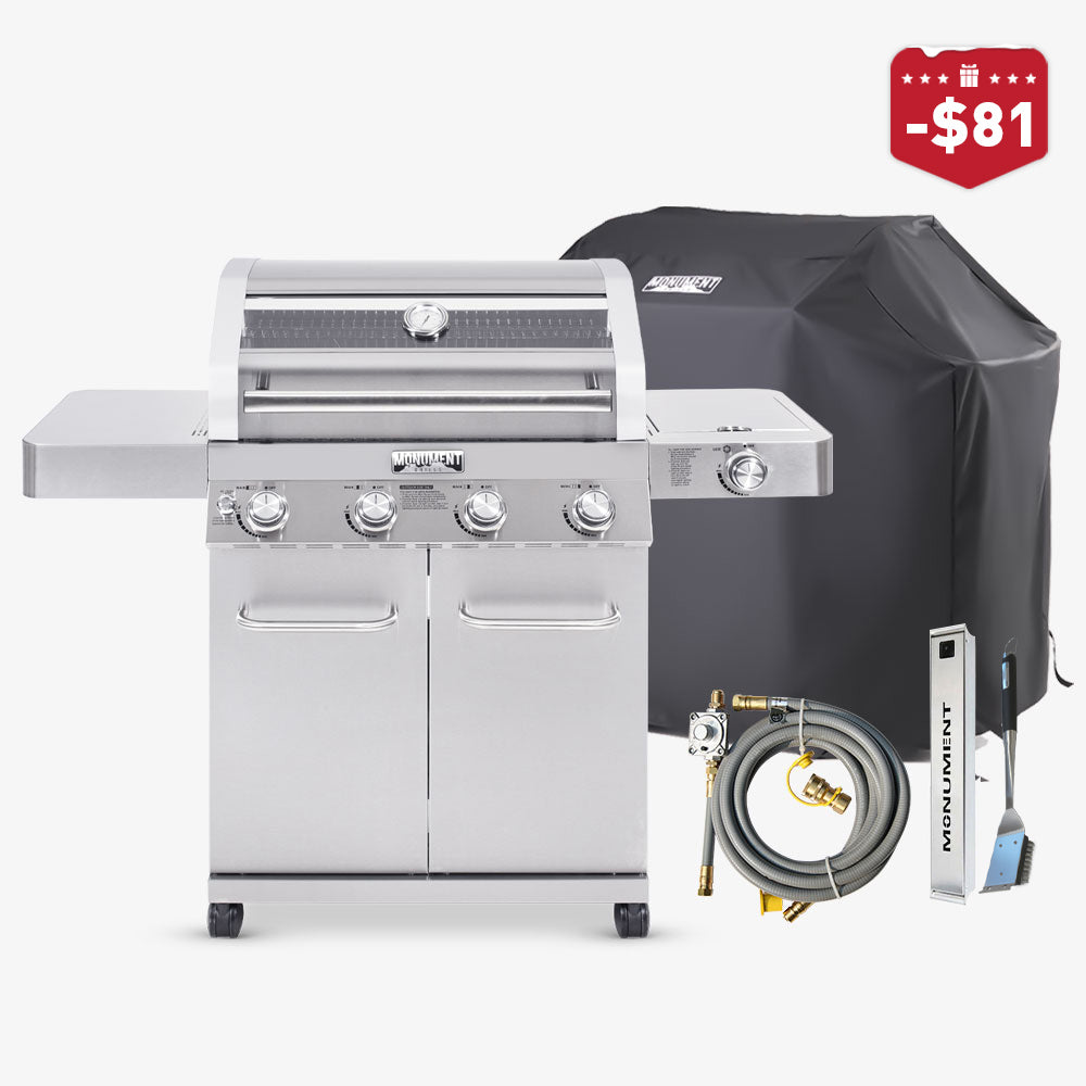 41847NG | Stainless Natural/Propane Gas Grill Combo