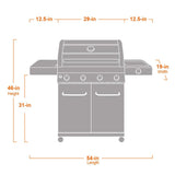 41847NG | Propane/Natural Gas Grill - Monument Grills