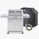 41847NG | Stainless Natural/Propane Gas Grill - Monument Grills41847NG & Gas Grill Cover & Natural Gas Conversion Kit