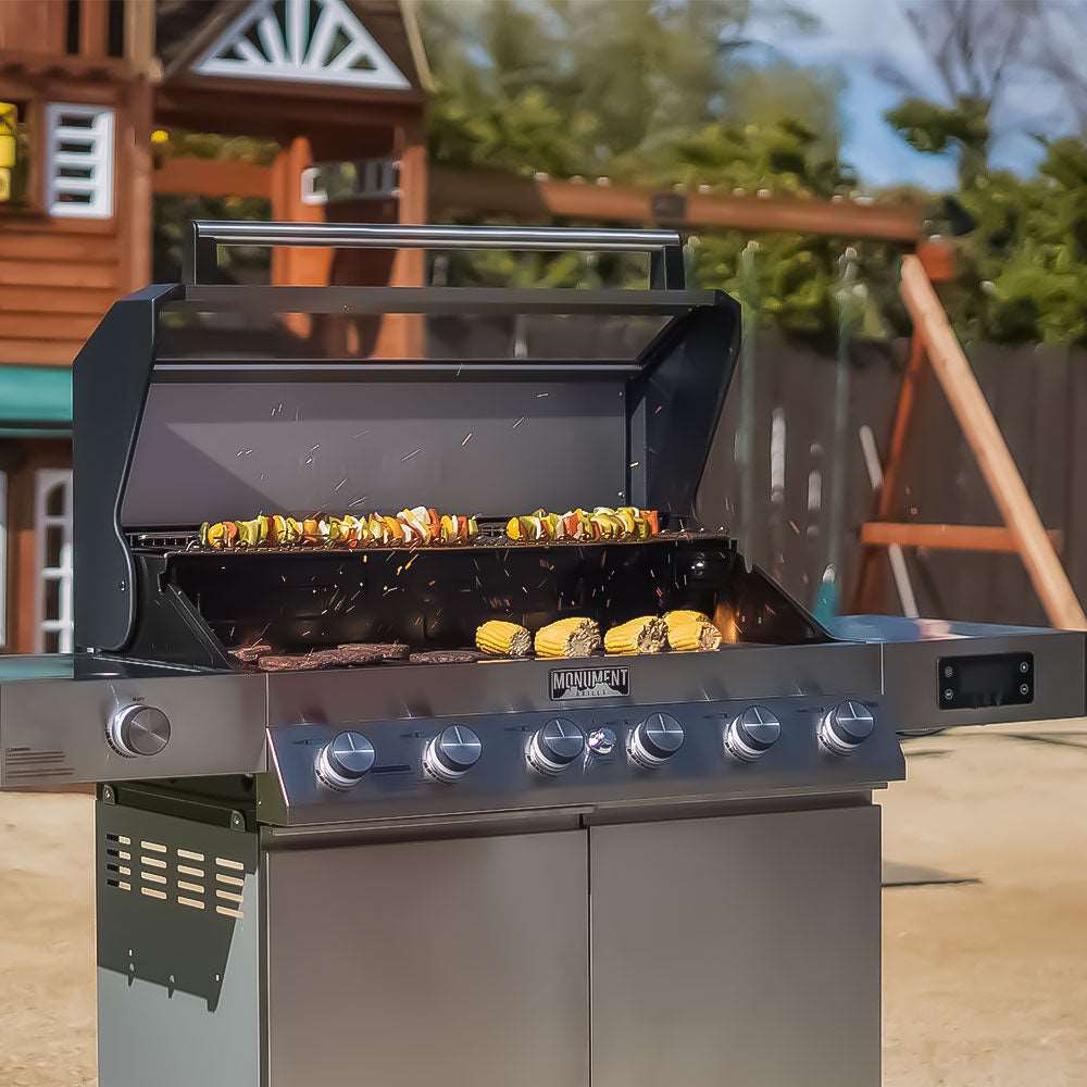 Denali 605 | Stainless Smart Propane/Natural Gas Grill – Monument Grills