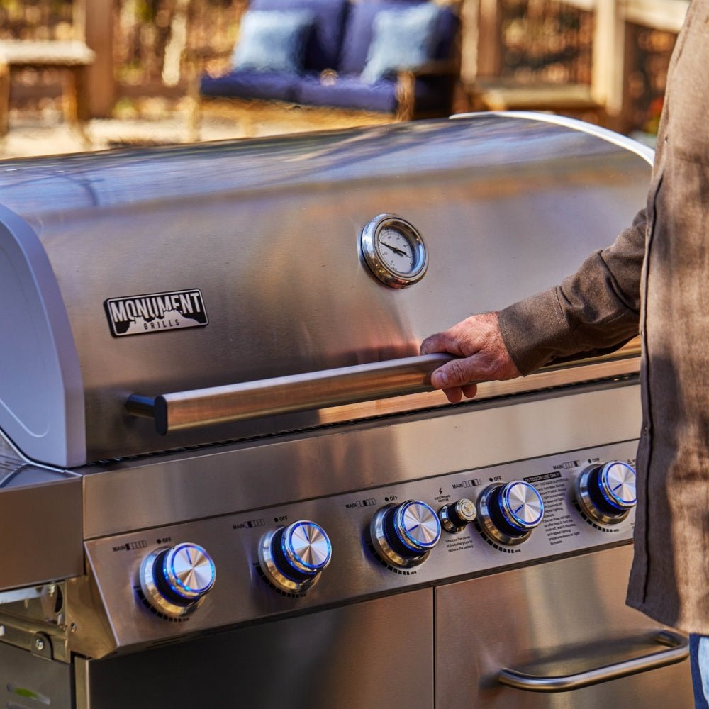 Gas Grill - 77352 Full Stainless Propane Grill | 6 Burners