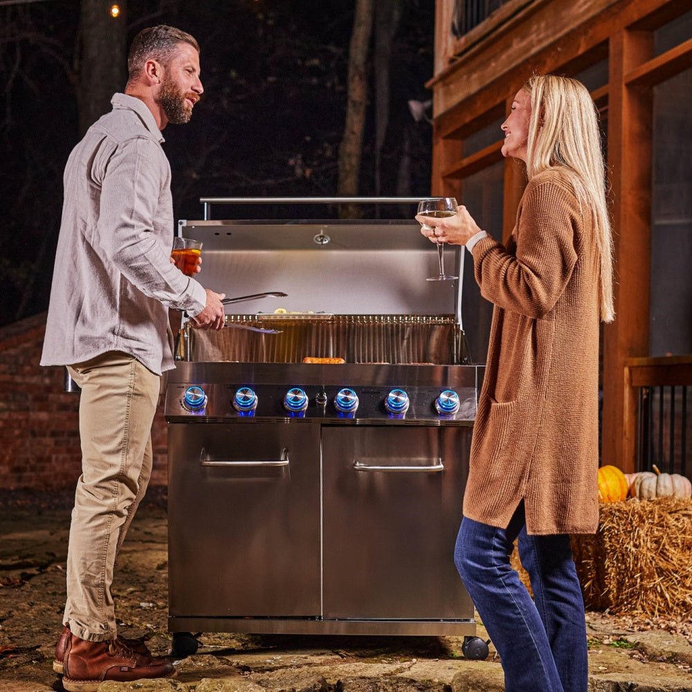 Gas Grill - 77352 Full Stainless Propane Grill | 6 Burners