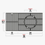 Cast iron grates for 77352