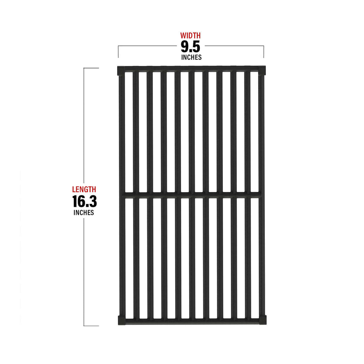 Cast Iron Grill Grate for 4-Burner Grill