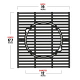  Monument Grills | round cast iron grates | cast iron set