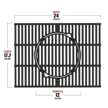 Multifunction Cast Iron Grate