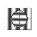 Multifunction Cast Iron Grill Grate for 2-Burner Grill