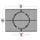 round cast iron grates