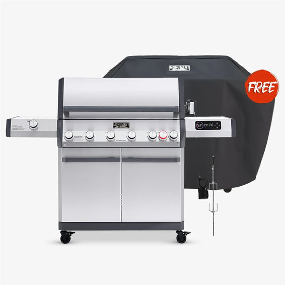 Eminence 605 | Gril à gaz naturel/propane Master Power en acier inoxydable
