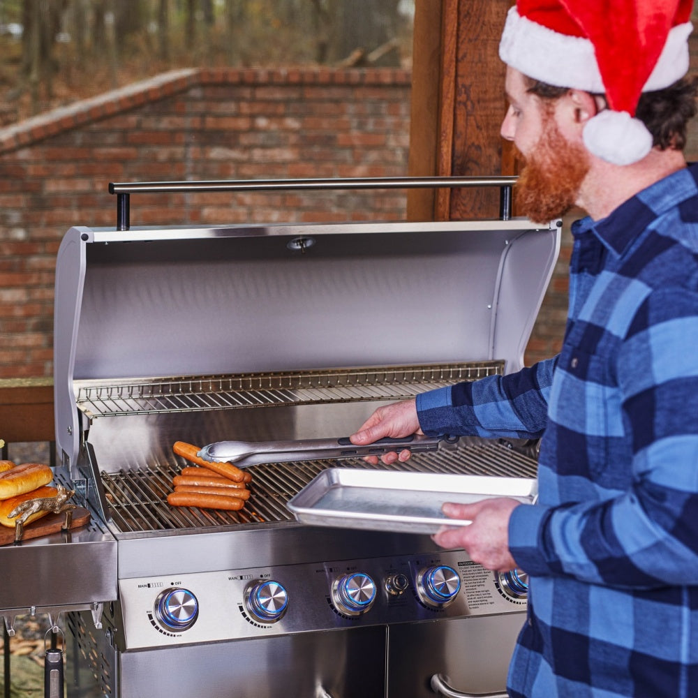 77352 Stainless 6 Burner Propane Gas Grill