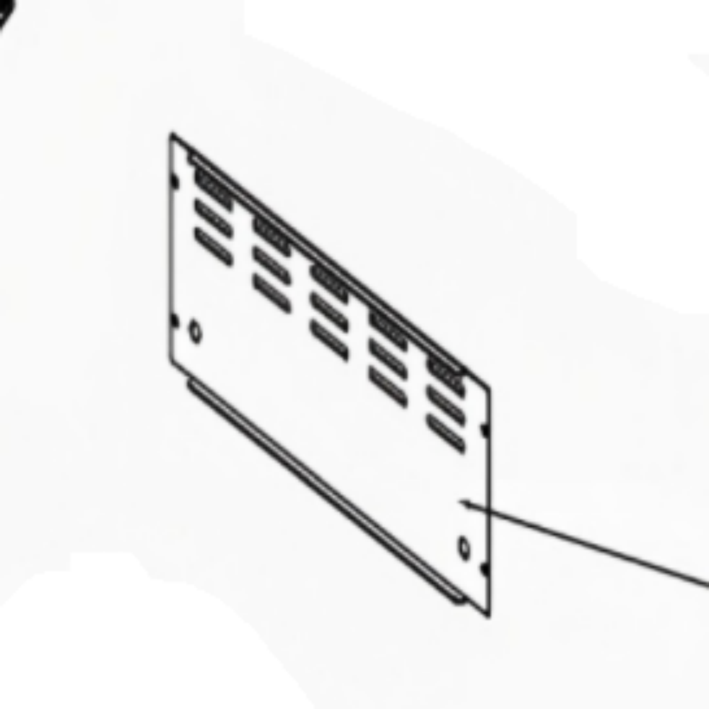 D1120400208A Firebox Back Sealing Panel