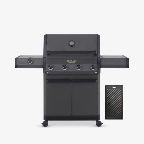 grill with side burner