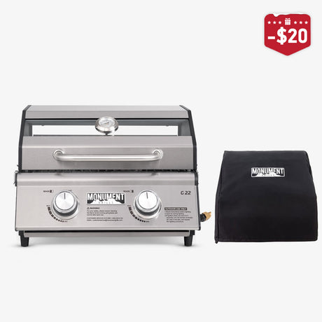 G22 | Stainless Tabletop Propane Gas Grill