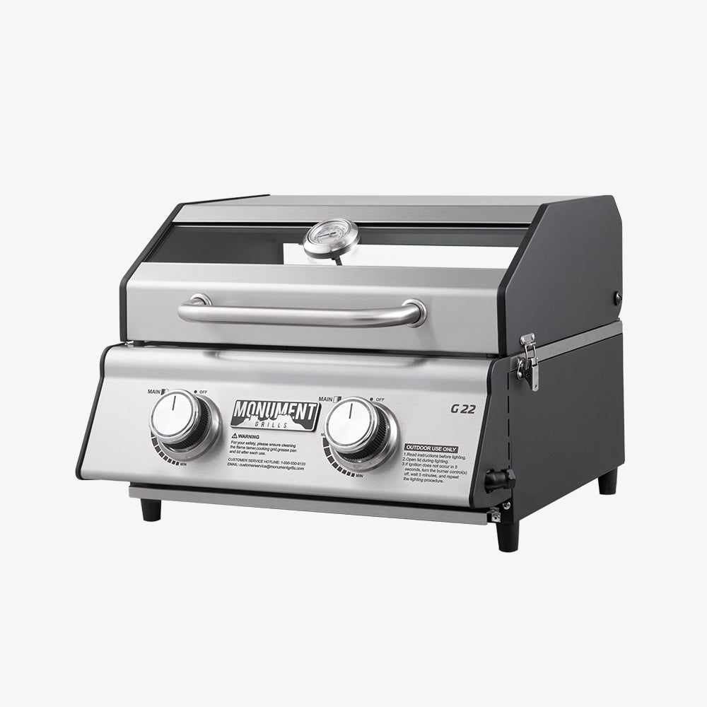 G22 | Stainless Tabletop Propane Gas Grill