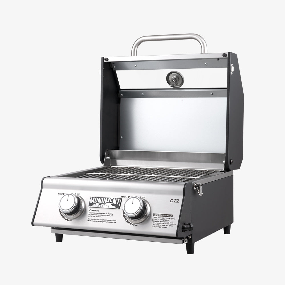 G22 | Stainless Tabletop Propane Gas Grill