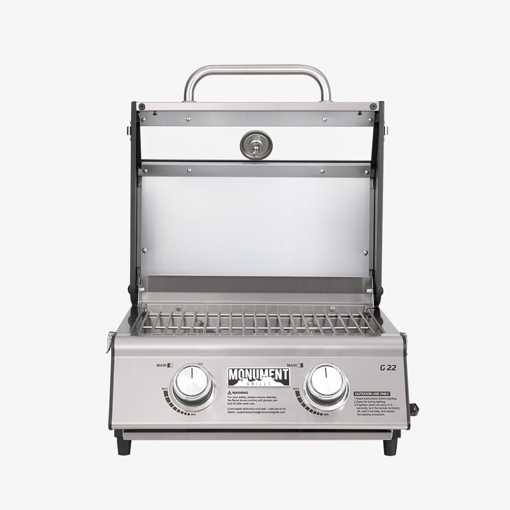 G22 | Stainless Tabletop Propane Gas Grill