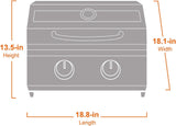G22 | Barbecue portable au propane en acier inoxydable