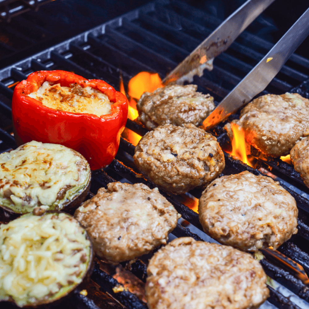 natural gas grill and griddle combo