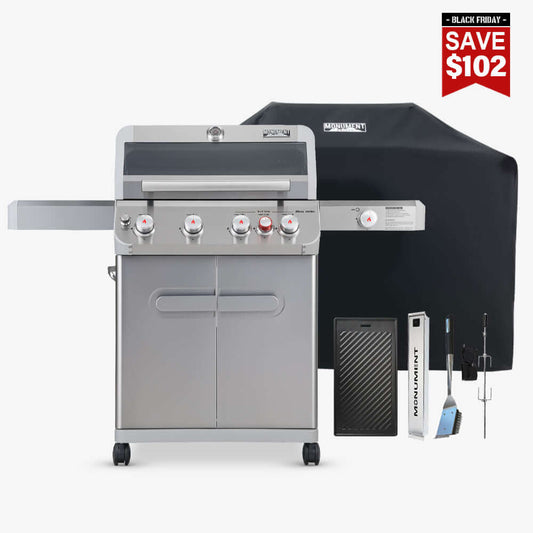 Mesa 415BZ | Stainless Gas Grill Combo