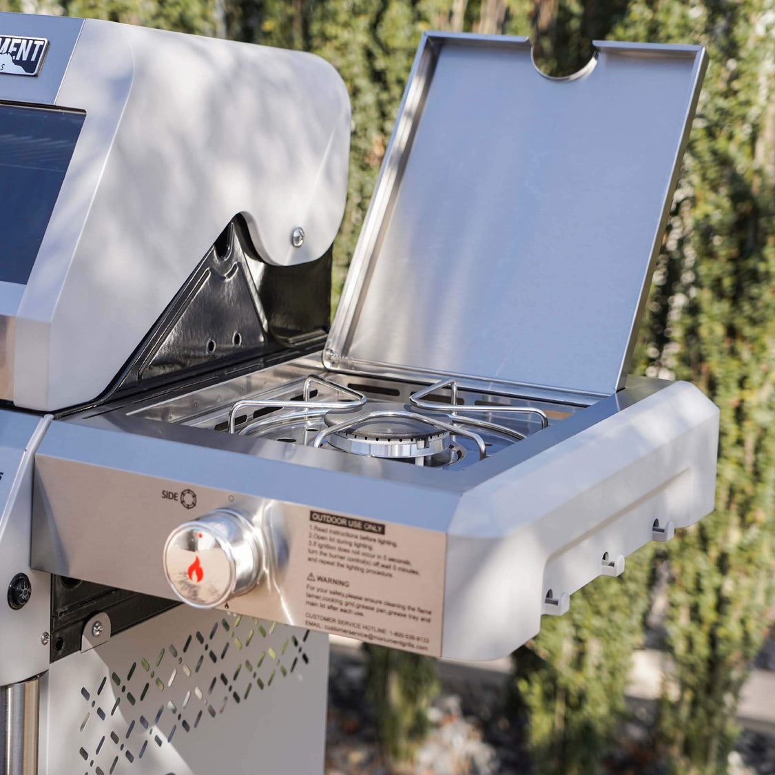 Mesa 415BZ | Stainless Gas Grill, Liquid Propane Gas – Monument Grills