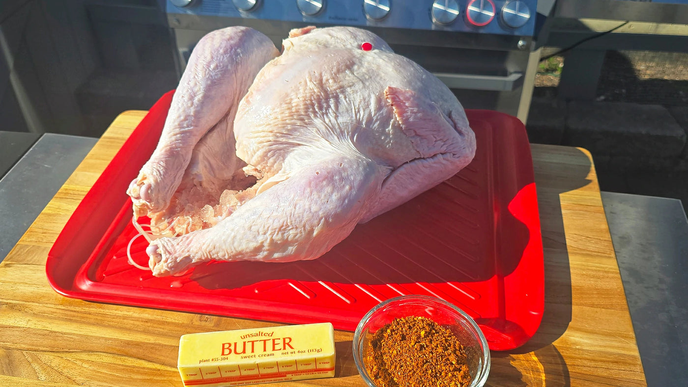 Thanksgiving Spatchcocked Cajun Turkey Ingredients