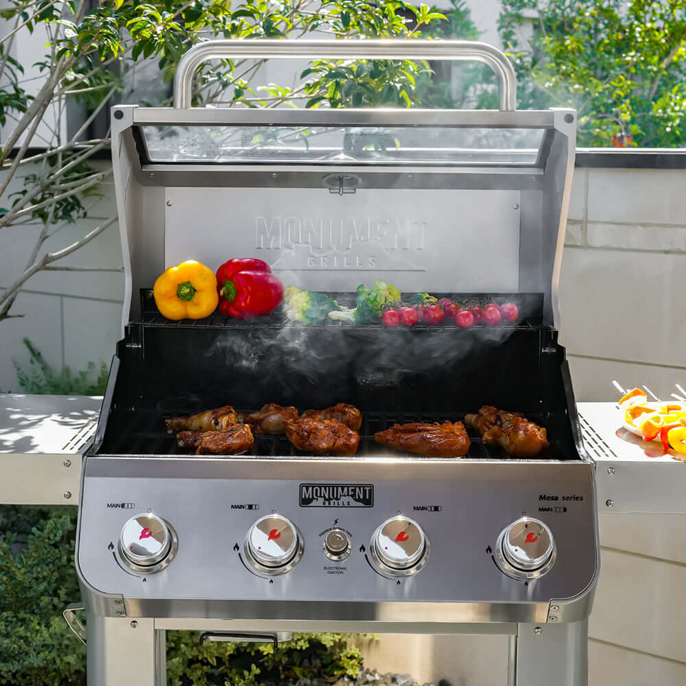 Mesa 400MF | Stainless Gas Grill | Monument Grills