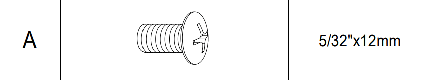 A02121002 A Screws - Monument GrillsSingle