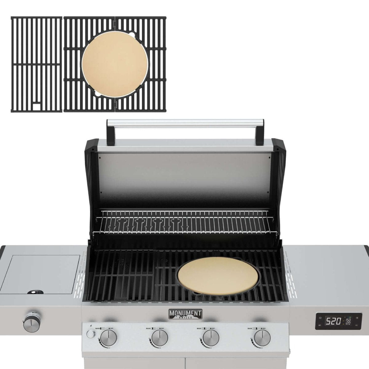 A104 Multifunction Cast Iron Grate - Monument GrillsA104 Grill Grate only
