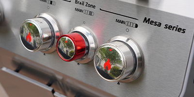 Red & White Knob Lights