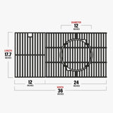 Cast iron grates for 77352 - Monument GrillsStainless Steel Grates & Round Multifunctional Stainless Steel Grates