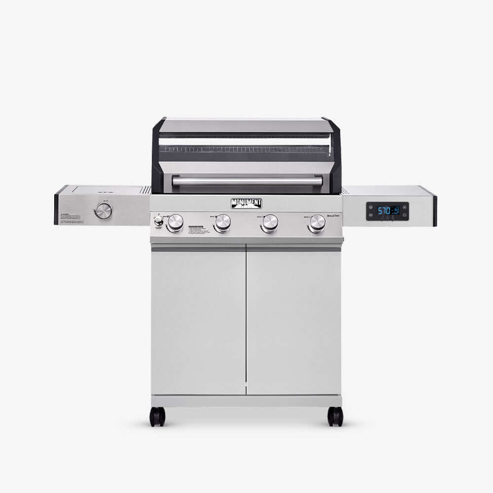 Denali 405 | Stainless Smart Tech Propane Gas Grill + Grill Cover