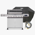 Denali 605 | Stainless Smart Tech Natural/Propane Gas Grill - Monument GrillsDenali 605 & Natural Gas Conversion Kit & Cover