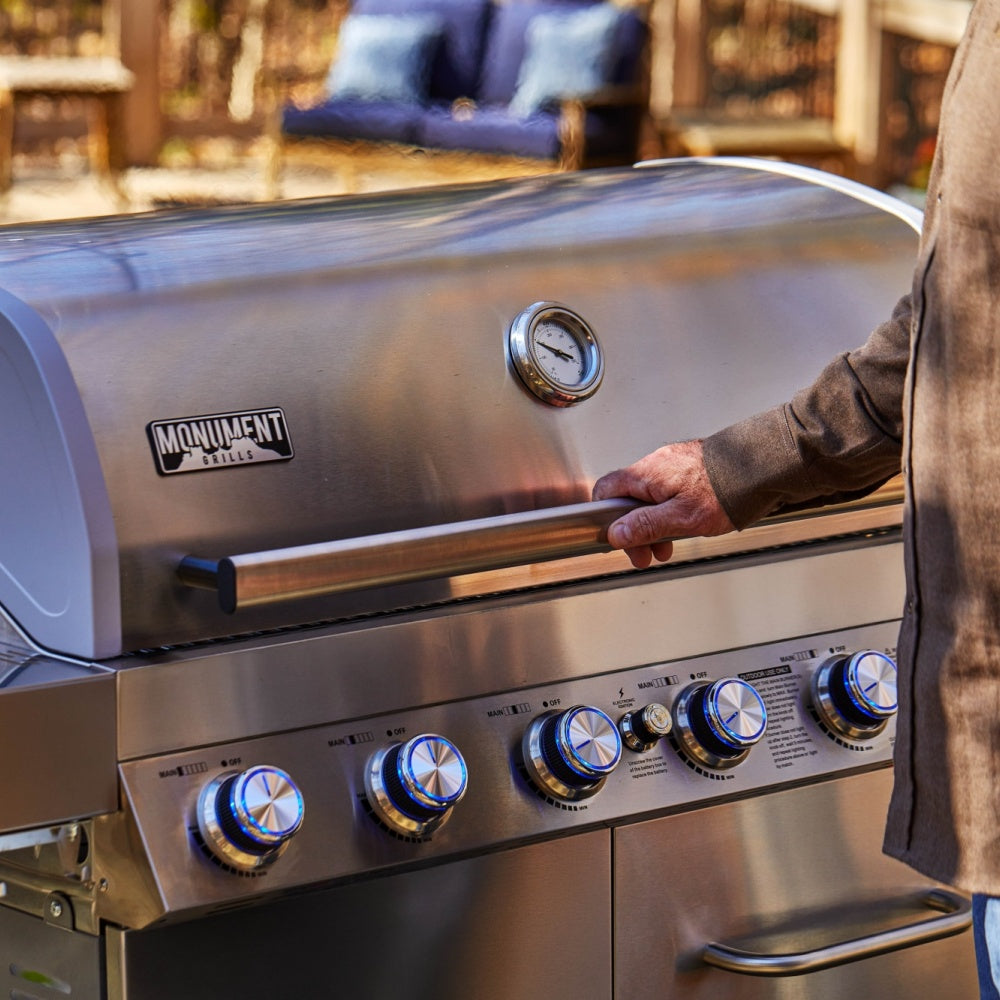 77352 Stainless 6 Burner Propane Gas Grill