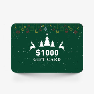 $1000 Gift Card Value